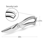5206 Heavy Duty Stainless Steel Poultry Shears Premium Ultra Sharp Spring-loaded Kitchen thumbnail 6
