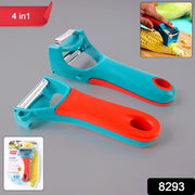 4-in-1 Multi-functional Vegetable  Fruit Peeler (1 Pc) thumbnail 7