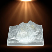 8444 Plastic Iceberg Night Light Mountain Lights Flameless Modern Clear Led Flameless Party Candles Led Lamp Home Decoration Mini Atmosphere Light Bedroom Decor Desktop Ornament Children Gift (Moq - 12 Pc) thumbnail 2