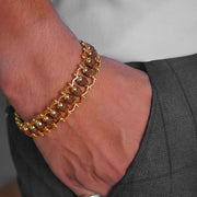 Rudraksha Rakhi For Brother  Golden Modern Rudraksha Bracelet Rakhi (1 Pc) thumbnail 6