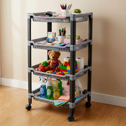 Apex 4-layer Big Multipurpose Plastic Storage Rack thumbnail 3