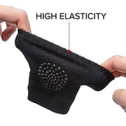 Dark Grey Toddler Wool Knit Leg Warmer (Knee Guard) thumbnail 3