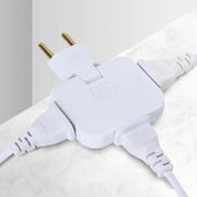 Wireless 3 In 1 Foldable Wall Plug Adapter  Socket  Converter (1 Pc) thumbnail 2