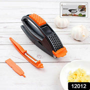Multifunctional Garlic Press Garlic Mincing  Crushing Tool (1 Pc) thumbnail 7