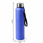 Classic Stainless Steel Water Bottle Blue Color (1000 Ml 1 Pc) thumbnail 4