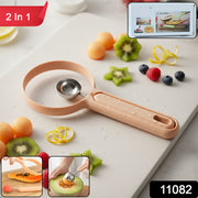 2 In 1 Fruit Scooper And Cutter Tool (1 Pc) thumbnail 7