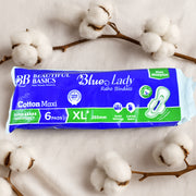 Beautiful Basics Blue Lady Sanitary Pads Xl 280mm (6 Pc) thumbnail 3