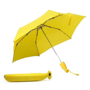 1639 Stylish Banana Shaped Mini Foldable Umbrella thumbnail 6