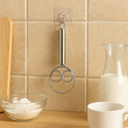 2-piece Stainless Steel Spiral Hand Whisk - (2 Pc  Set) thumbnail 2