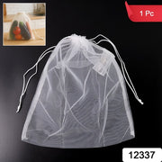 Reusable Transparent Drawstring Mesh Storage Bag (1 Pc) thumbnail 6