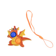 2-bubble Dragon-shaped Push Pop Fidget Toy With Strap (1 Pc) thumbnail 1