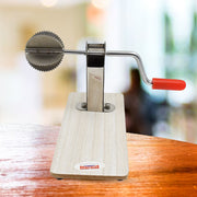 Stainless Steel Coconut Scraper With Wooden Base (1 Pc) thumbnail 5