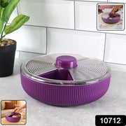Supermom Multipurpose Round Rotating Dry Fruit  Snack Storage Container (1 Pc) thumbnail 7