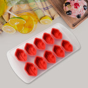 Silicone Mold Ice Cube Tray Creative Sweet Multi Type Ice Tray Buckets Ice Cube Trays Multi Fruit Shape Ice Tray (1 Pc) thumbnail 3
