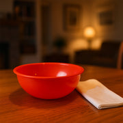 Plastic 6 Inch Red Round Deep Serving Bowl (1 Pc) thumbnail 4