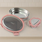 Ganesh Classy 2-piece Stainless Steel Lunch Box Set thumbnail 6