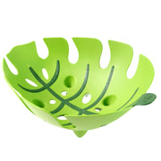 Leaf-shaped Plastic Fruit Basket (1 Pc) thumbnail 4