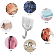 1627 Adhesive Sticker Abs Plastic Hook Towel Hanger For Kitchenbathroom thumbnail 4