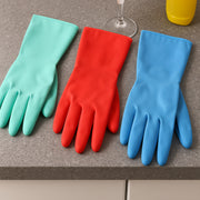 Long Cuff Multipurpose Rubber Cleaning Gloves (1 Pair Mix Color) thumbnail 5