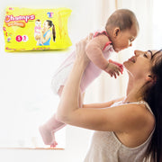 0968 Small  Champs Dry Pants Style Diaper- Small Best For Travel  Absorption Champs Baby Diapers Champs Soft And Dry Baby Diaper Pants (S5 Pcs ) thumbnail 1