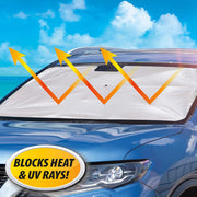 0519 Windshield Umbrella Sun Shade Cover Visor Sunshades Reviews Automotive Front Sunshade Fits Foldable Windshield Brella Various Heat Insulation Shield For Car thumbnail 2
