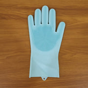 Multipurpose Silicone Dishwashing Cleaning Glove With Scrubber Brush (1 Pc) thumbnail 6