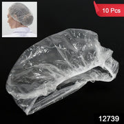 Disposable Shower Caps For Women Larger Thicker Waterproof And Individually Wrapped Plastic Elastic Hair Bath Caps For Hotel And Spa Hair Salon Home Use Portable Travel (1pc  10 Pc) thumbnail 5