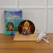 3d Creative Hanuman Ji Acrylic Led Night Lamp (1 Pc) thumbnail 6