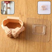 Wall Mounted Self-adhesive Mop And Broom Holder (1 Pc) thumbnail 1
