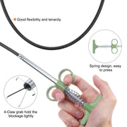 Flexible Spring Drain Cleaning Tool With Hand Grip (1 Pc  157 Cm) thumbnail 2