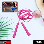 0648 3m Plastic Adjustable Wire Skipping Skip High Speed Jump Rope Cross Fit Fitness Equipment Exercise Workout thumbnail 6