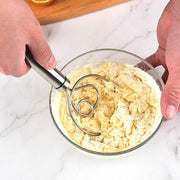 5484 Dough Whisk Premium Stainless Steel Dutch Whisk Dough Hand Mixer Artisan Blender For Egg Bread Cake Pastry Pizza Dough - Perfect Baking Tools Whisking Tirring Kitchen Tools (1 Pc) thumbnail 1