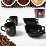 8229 Play Station Ceramic Tea  Cups  Mug Set With Handle Serving Bowl Milk Cup Coffee Cup Tea Cup Breakfast Cup Drinking Mug Or Outdoor For Household Gift For Birthday Wedding Party (4 Pcs Set) thumbnail 1