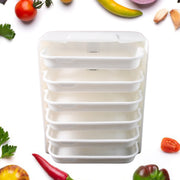 Plastic 6 Layer Wall-mounted Food Organizer Rack (1 Set) thumbnail 3