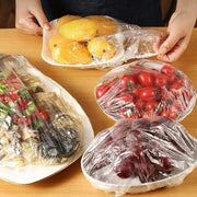 Disposable Elastic Food Storage Covers Bag (100 Pcs Set  Small) thumbnail 2