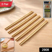 Premium Reusable Bamboo Chopsticks Set (Set Of 5 Pair) thumbnail 7