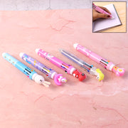 Cute Character Design 10-in-1 Multicolor Ball Pen (1 Pc) thumbnail 6