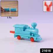 1pc Pull Along Back Train Friction Power Toy Vehicle Push And Go Crawling Toys Baby thumbnail 7