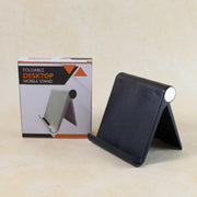 Plastic Foldable Desktop Mobile Stand (1 Pc  Black) thumbnail 3