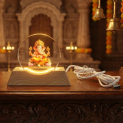 Premium 3d Lord Ganesha Acrylic Led Night Lamp (1 Pc) thumbnail 2