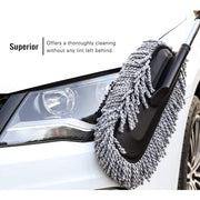 4749 Car Duster Long Retractablesoftnon-sliphandle Multipurpose Microfiber Wash Brush Vehicle Interior And Exterior Cleaning Kit With For Car Boats Or Home thumbnail 1