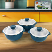 Apex Microwave-safe Serving Bowl 3 Pcs Set (700ml 1000ml 1400ml) thumbnail 1