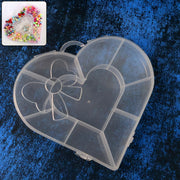 Heart-shaped Plastic Bead Storage Organizer Box (1 Pc) thumbnail 2