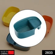 2833 Kitchen Dish Drainer And Drying Rack Sink Basket For Washing Bowls Utensils Vegetables Fruits Storage Organiser thumbnail 7