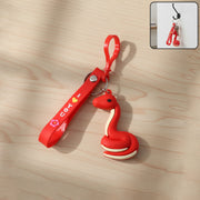 Cute Cartoon Snake Keychain (1 Pc) thumbnail 1