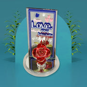 17530 Lovely Rose Gift Showpiece Love Showpiece Valentines Day Gift Cute Anniversary Wedding Birthday Boyfriend Husband Romantic Unique Gift Set Home Decoration Gift Set (1 Pc) thumbnail 5