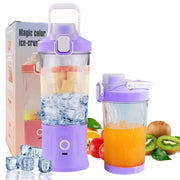 Eletric Crusher Juicer With Multicolor Light 8 Blades (600 Ml  Multicolor) thumbnail 1