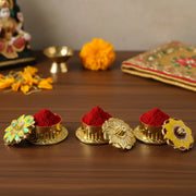 Decorative Golden Kankavati (1 Pc Mix Design) thumbnail 4