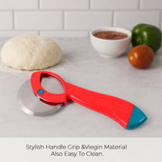 Suppermom Premium Stainless Steel Pizza Cutter With Ergonomic Handle (1 Pc) thumbnail 3