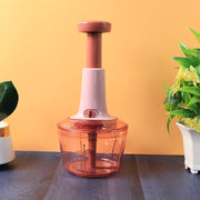 Apex Smart Manual Vegetable  Fruit Chopper With 800 Ml Capacity thumbnail 4
